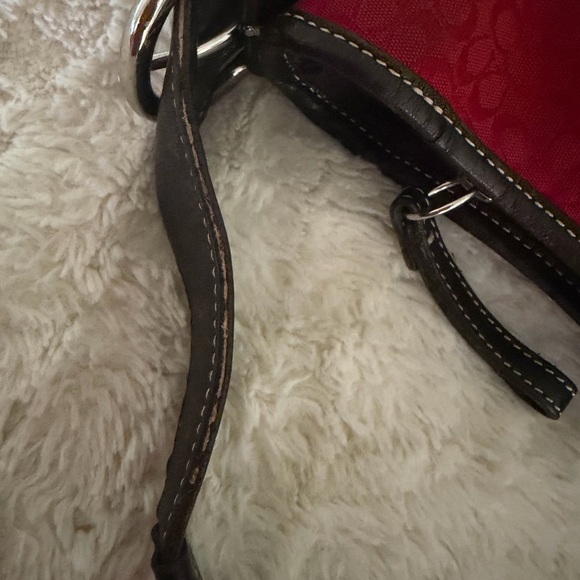 Coach Red and Brown Women's Bag - Picture 10 of 16